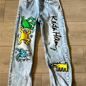 Keith Haring x H&M Jeans 💛💚
